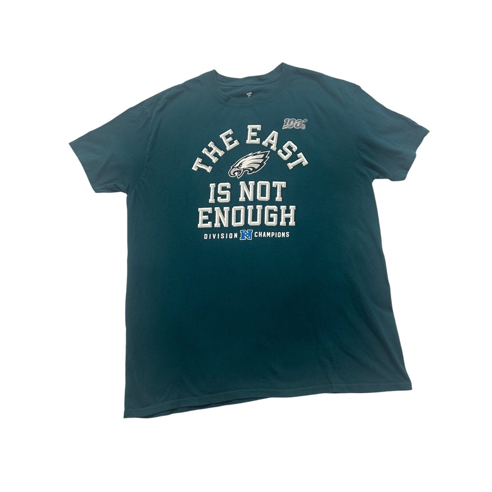Fanatics Eagles T-Shirt The East Is Not Enough Division Champs XL (582)